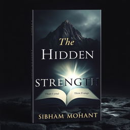 A captivating book cover design for 'The Hidden Strength' by Subham Mohanty
