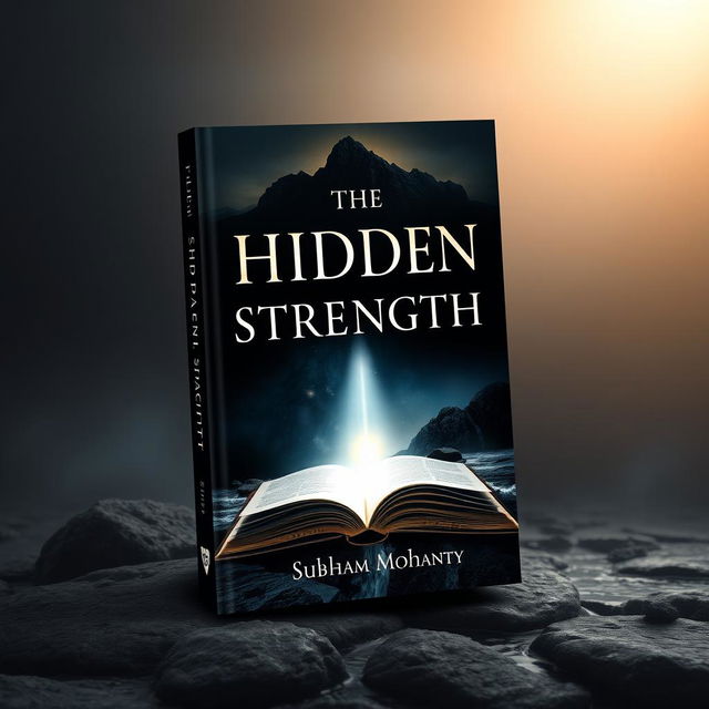 A captivating book cover design for 'The Hidden Strength' by Subham Mohanty