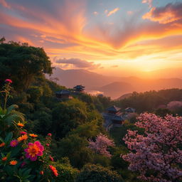 A captivating landscape that represents the story of a Brazilian dreamer caught in an unplanned, intense, and passionate love triangle, bridging Brazil and South Korea