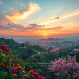 A captivating landscape that represents the story of a Brazilian dreamer caught in an unplanned, intense, and passionate love triangle, bridging Brazil and South Korea