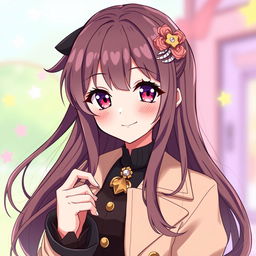 A representation of Makima, an anime character known for her cute and captivating appearance