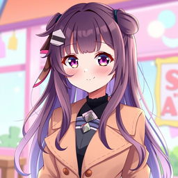 A representation of Makima, an anime character known for her cute and captivating appearance