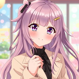 A representation of Makima, an anime character known for her cute and captivating appearance