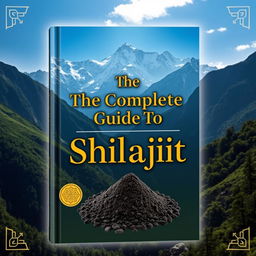 A captivating book cover for 'The Complete Guide To Shilajit'