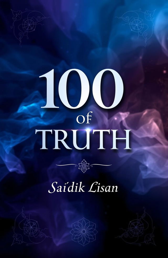 A captivating book cover design for '100 of Truth' by Sadik Lisan