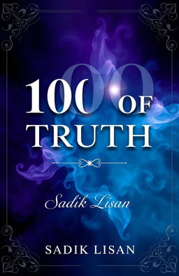 A captivating book cover design for '100 of Truth' by Sadik Lisan