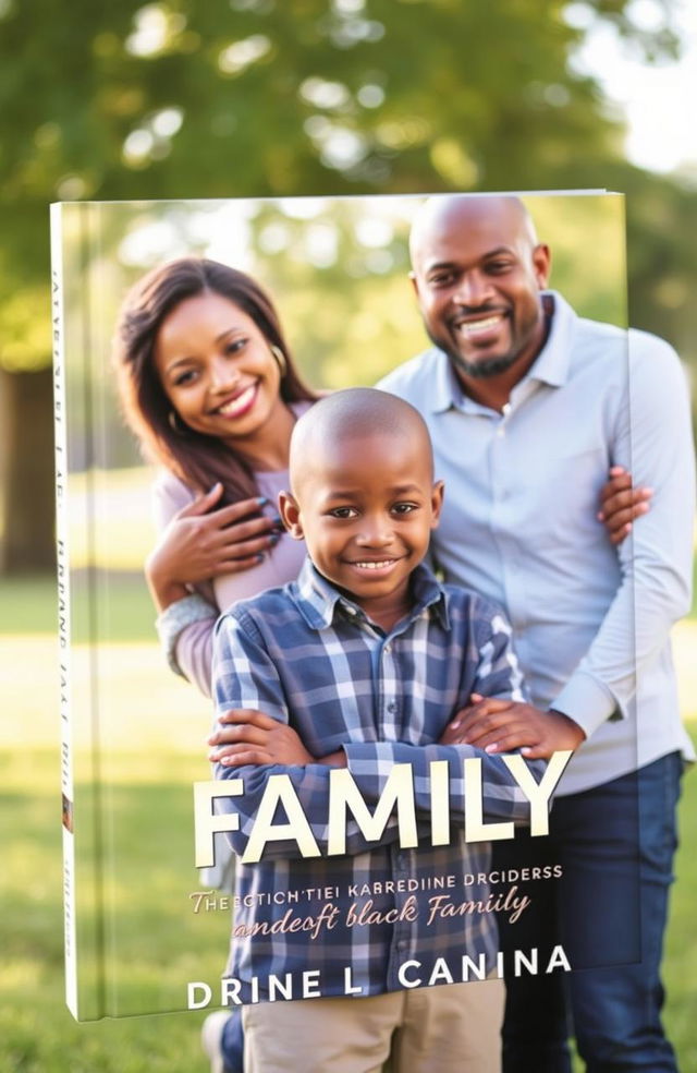 A touching and inspirational book cover featuring a resilient black family