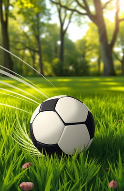 A visually engaging and illustrative depiction of a rolling ball, showcasing its dynamics and the physics involved in its motion