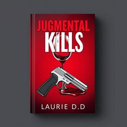 A striking book cover design featuring a dark red background that evokes a sense of suspense and intensity