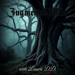 A dark romance book cover without any human figures, featuring an atmospheric and mystifying scene