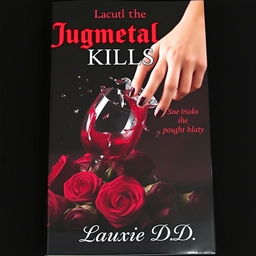 A dark romance book cover featuring a dramatic scene with no human figures
