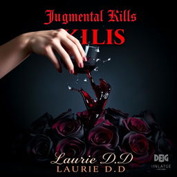 A dark romance book cover featuring a dramatic scene with no human figures