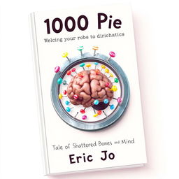 A friendly and approachable book cover design for 'A 1000 Pieces: Tale of Shattered Bones and Mind' by Eric Jo