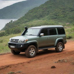 A resilient Burundian vehicle, designed for the country's diverse terrains
