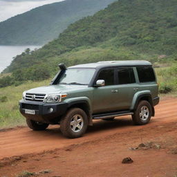 A resilient Burundian vehicle, designed for the country's diverse terrains