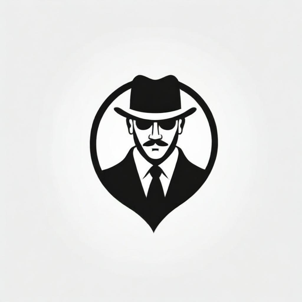 A mafia-themed, cool, and intimidating logo representing 'Forelli Redemption'