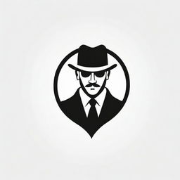 A mafia-themed, cool, and intimidating logo representing 'Forelli Redemption'