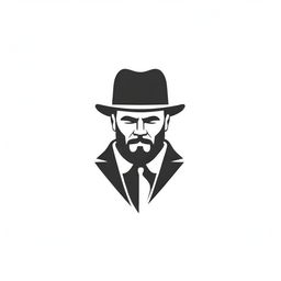 A mafia-themed, cool, and intimidating logo representing 'Forelli Redemption'