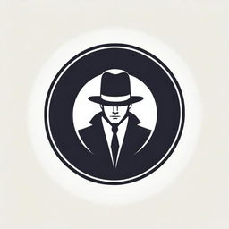 A noir style, captivating logo for 'Mafia Sindacco Chronicle'