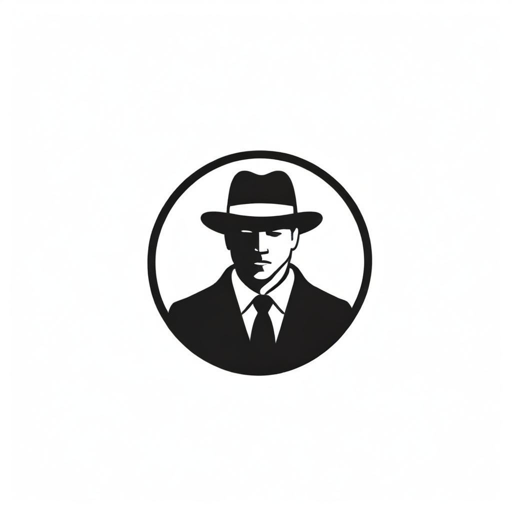 A noir style, captivating logo for 'Mafia Sindacco Chronicle'