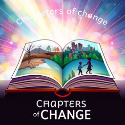 A symbolic illustration representing the concept of 'chapters of change'