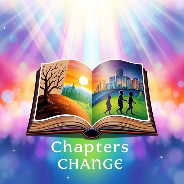 A symbolic illustration representing the concept of 'chapters of change'