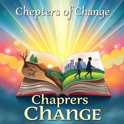 A symbolic illustration representing the concept of 'chapters of change'