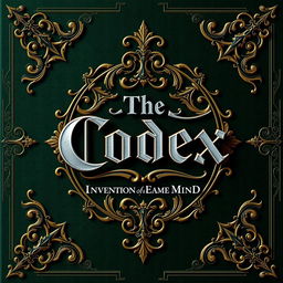 A stunning medieval-themed book cover design with an ornate, three-dimensional appearance