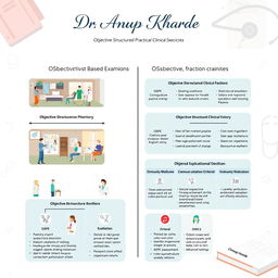 A well-organized, visually engaging overview of Objective Structured Practical Examinations (OSPE) and Objective Structured Clinical Examinations (OSCE) in the context of Community Medicine