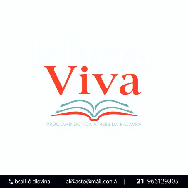 Design a logo for 'Editora Viva Palavra'