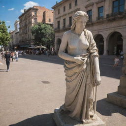 A long, harsh period of drought strikes the city, causing widespread panic among the statue-worshipping populace, under the harsh glares of the relentless summer sun