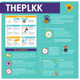 An informative poster that visually explains a specific topic, featuring eye-catching graphics and clear, easy-to-read text