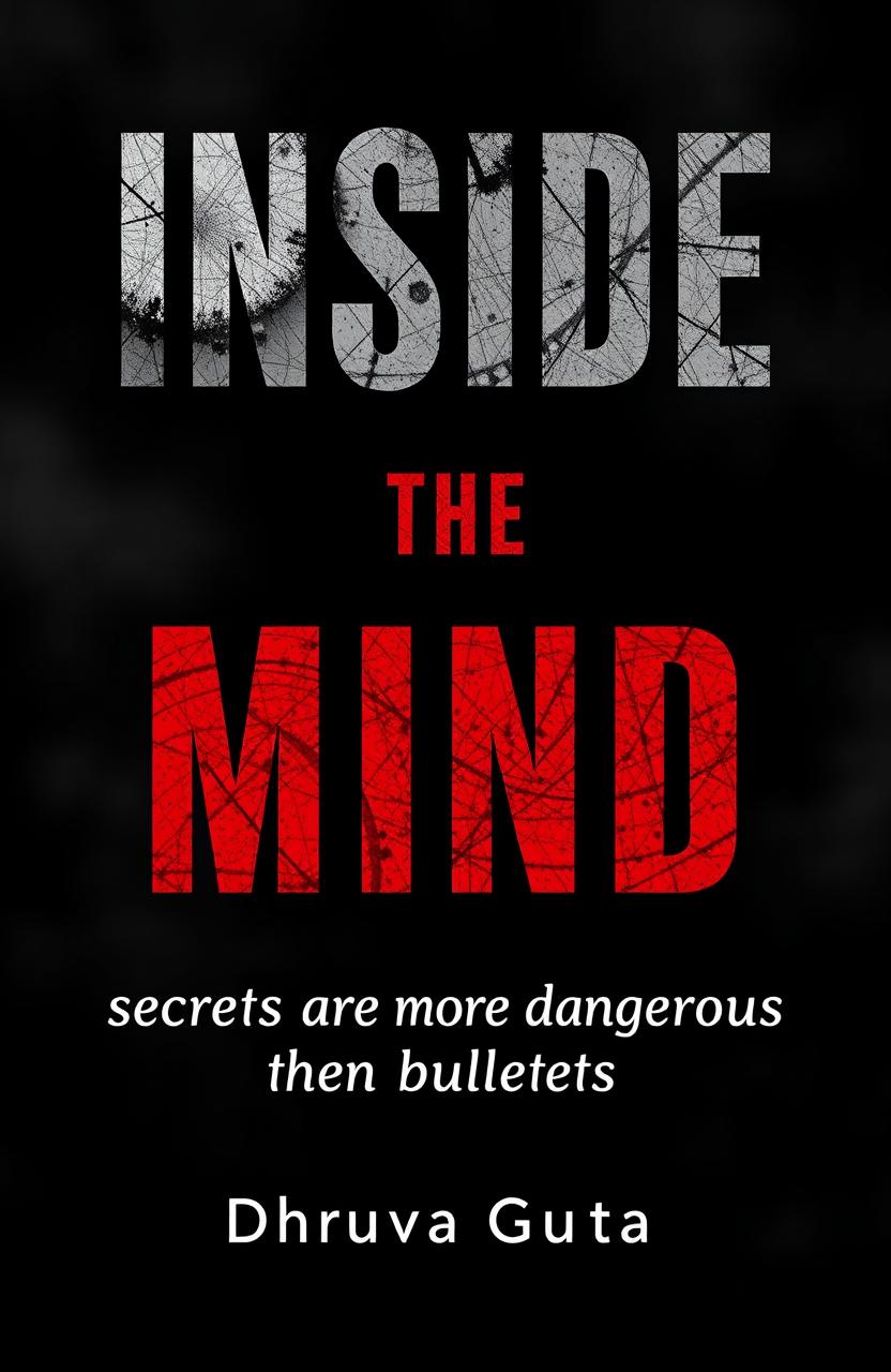 Book cover design for "INSIDE THE MURDERERS MIND"