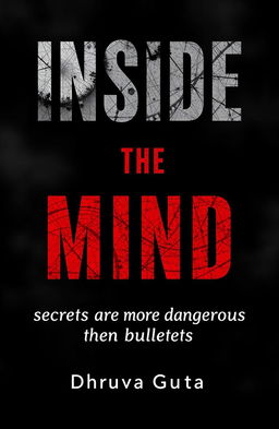 Book cover design for "INSIDE THE MURDERERS MIND"