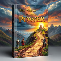 A captivating book cover design titled 'The Way to Power', featuring an intricate and symbolic illustration