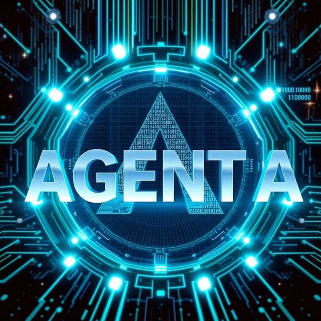 The phrase 'AGENT A' displayed in large, bold letters prominently in the foreground, set against a striking cyberwarfare background