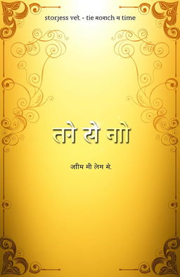 A beautifully designed book cover for a novel titled "कहानी फिर कभी" written by शैलेन्द्र नाथ श्रीवास्तव "जसराज"