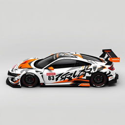 A stunning livery design for a Honda NSX Gr