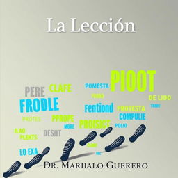 A book cover for a story titled 'La Lección' by Dr