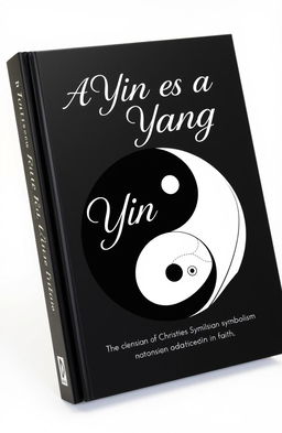 A book titled 'A Yin és a Yang', featuring a striking black and white cover