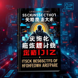 An eye-catching book cover design for 'Искусство Информационной Войны' (The Art of Information Warfare) inspired by the principles of Sun Tzu, authored by Vladdd183