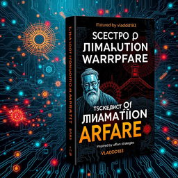 A visually striking book cover design for 'Искусство Информационной Войны' (The Art of Information Warfare) inspired by the classic strategies of Sun Tzu, authored by vladdd183
