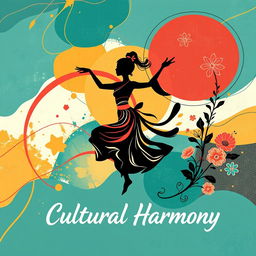 A vibrant and eye-catching poster design showcasing a fusion of modern and traditional art styles