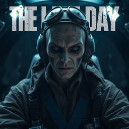 A haunting visual from the horror movie titled 'The Last Day', showcasing the terrifying villain Jackson Null