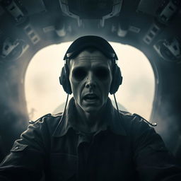An eerie and chilling visual from the horror movie 'The Last Day', showcasing the terrifying villain Jackson Null