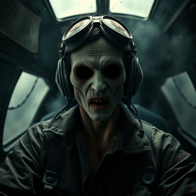An eerie and chilling visual from the horror movie 'The Last Day', showcasing the terrifying villain Jackson Null