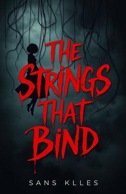 A haunting and elegant composition featuring delicate strings winding through a dark, atmospheric setting