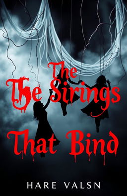 A haunting and elegant composition featuring delicate strings winding through a dark, atmospheric setting