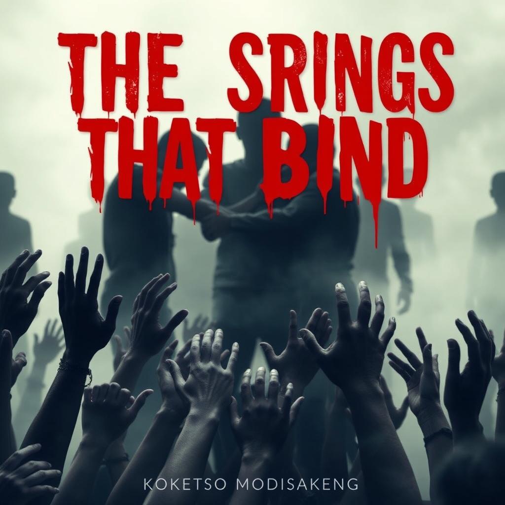 A powerful and evocative image inspired by the theme 'The Strings That Bind' by Koketso Modisakeng