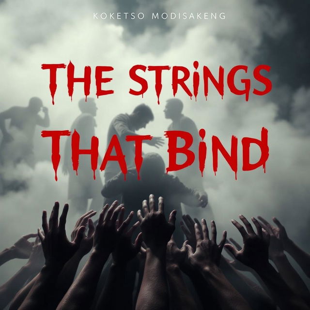 A powerful and evocative image inspired by the theme 'The Strings That Bind' by Koketso Modisakeng